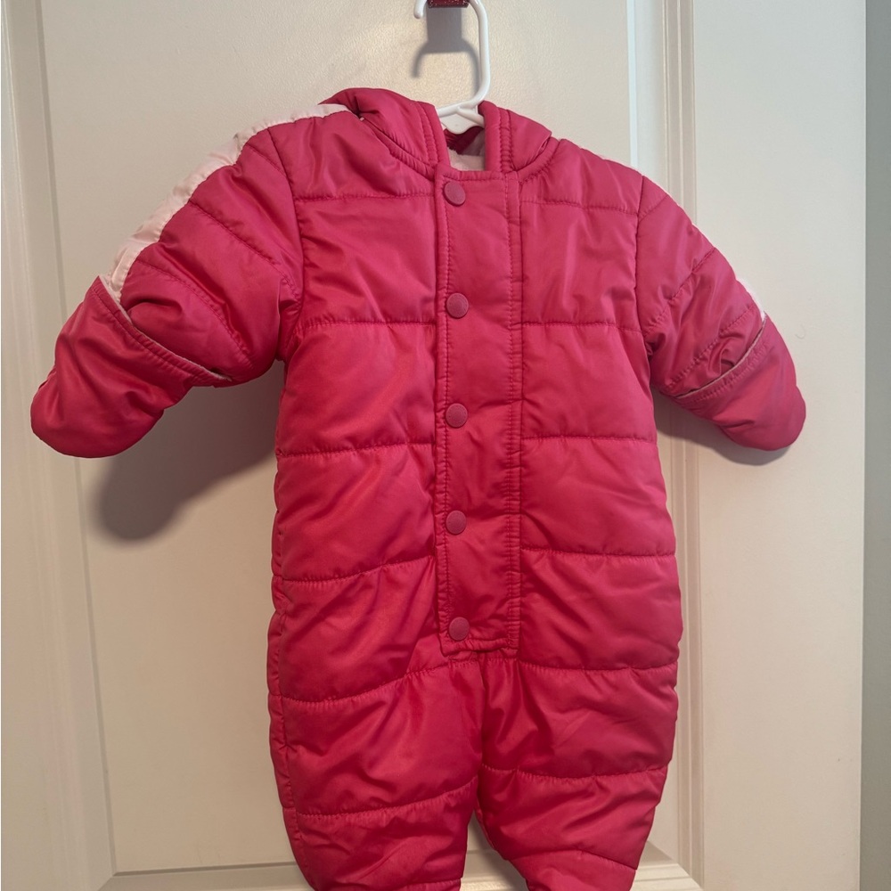 Pink Baby Snowsuit
